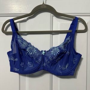 Pour la moi blue 36DD unlined bra. Worn 5 times.